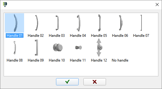 Preview of handle models