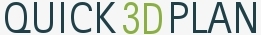 Quick3DPlan - 3D Kitchen design software for Windows and Mac.